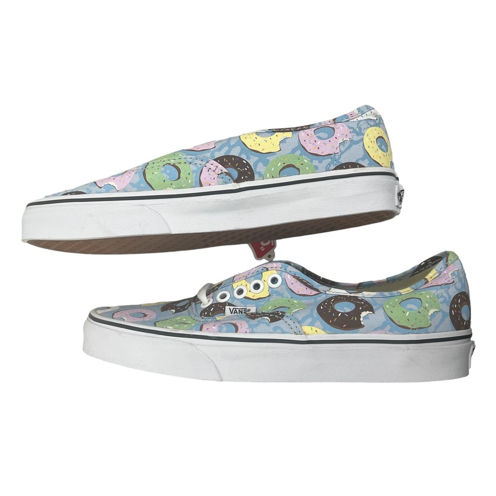 Vans Canvas Low Top Unisex Men 6.5 Women 8  Late Night Skyway‎ Doughnut Print - Picture 3 of 13